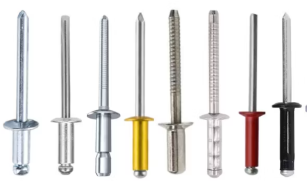 Rivets (Solid, Blind, Tubular, Drive Rivet, Split Rivet)