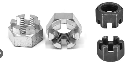 Slotted Nuts (with built-in washer)